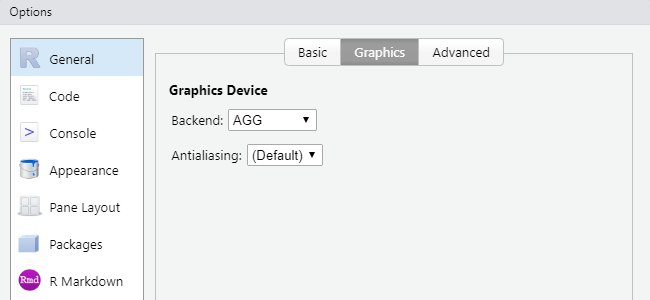 Utilizando o pacote `ragg` no painel de `Plots` do RStudio